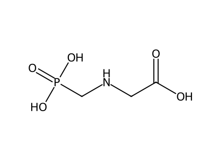 N-(Phosphonomethyl)Glycine molecular structure
