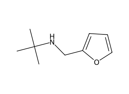 N-(tert-Butyl)-N-(2-furylmethyl)amine molecular structure