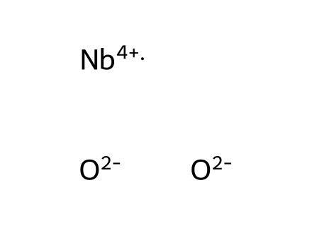 Niobium (IV) oxide, 99+% (metals basis) molecular structure