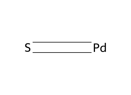 Palladium(Ii) Sulfide molecular structure