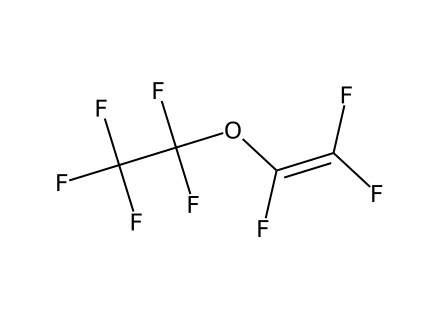 Pentafluoroethyl trifluorovinyl ether molecular structure