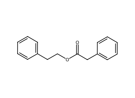 phenethyl-phenylacetate molecular structure