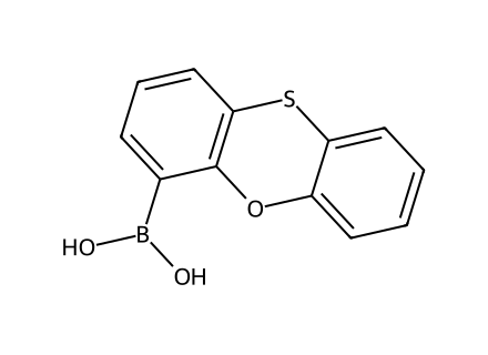 Phenoxathiin-4-boronic acid molecular structure