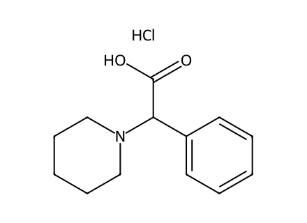 Phenyl-piperidin-1-yl-acetic acid hydrochloride molecular structure