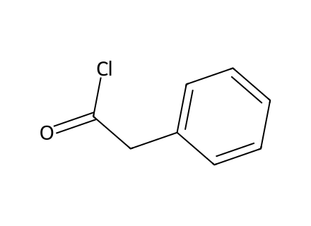 Phenylacetyl Chloride molecular structure