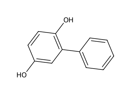 phenylhydroquinone molecular structure