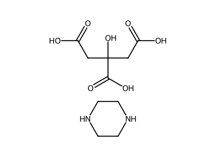 Piperazine Citrate molecular structure