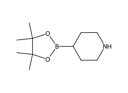 Piperidine-4-Boronic Acid Pinacol Ester molecular structure