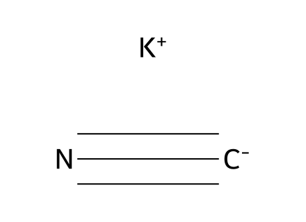 Potassium Cyanide molecular structure