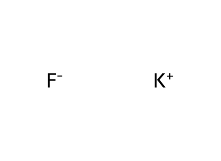 Potassium Fluoride molecular structure
