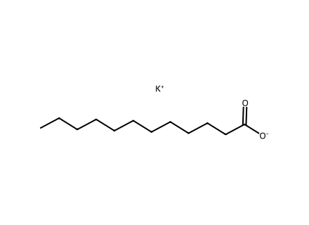 Potassium Laurate molecular structure