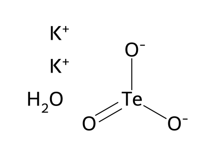 potassium-tellurite-hydrate molecular structure