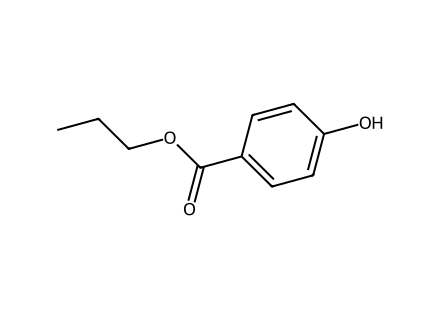 Propyl Paraben Pharma Grade molecular structure