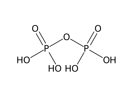 Pyrophosphoric acid, 90+% molecular structure