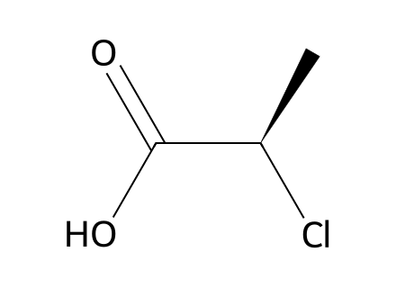 (R)-(+)-2-Chloropropionic Acid molecular structure