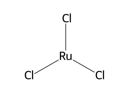 Ruthenium (III) chloride, anhydrous, Premion« molecular structure