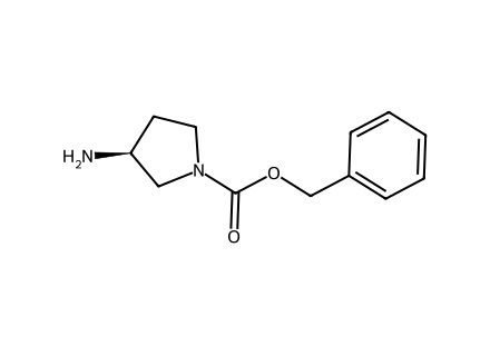 (S)-1-Cbz-3-Aminopyrrolidine molecular structure