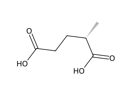 (S)-(+)-2-Methylglutaric Acid molecular structure