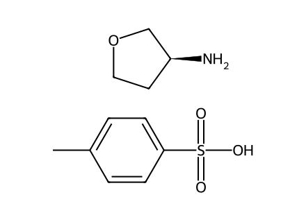 s-3-aminotetrahydrofuran-tosylate molecular structure