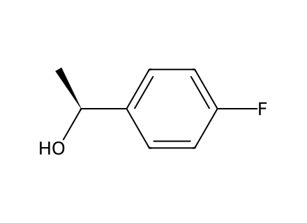 (S)-4-Fluoro-alpha-Methylbenzyl Alcohol molecular structure
