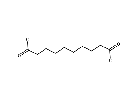Sebacoyl chloride molecular structure