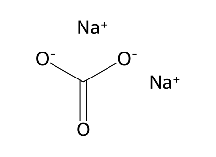 Soda Ash Light (Sodium Carbonate) molecular structure