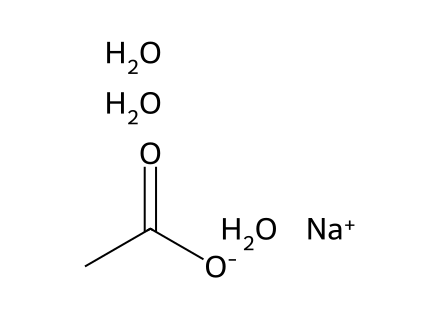 Sodium Acetate Trihydrate molecular structure