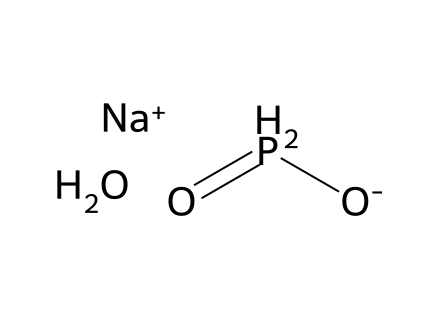 Sodium hypophosphite monohydrate molecular structure