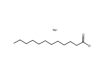 Sodium Laurate molecular structure