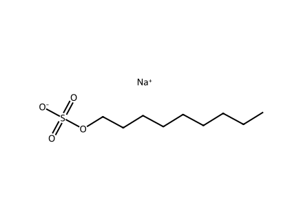 Sodium n-nonyl sulfate molecular structure
