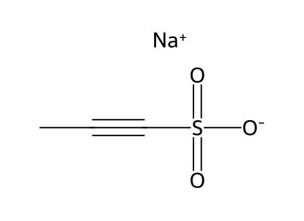 Sodium Propyne Sulfonate molecular structure