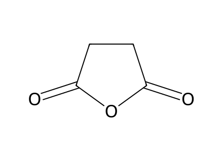 Succinic Anhydride, 99+% molecular structure