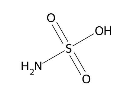 Sulfamic Acid molecular structure