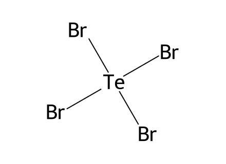 Tellurium (IV) bromide, ultradry molecular structure