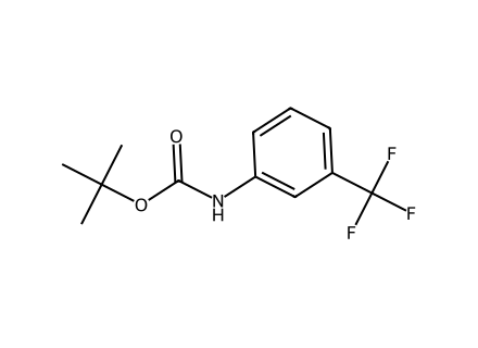 tert-Butyl [3-(trifluoromethyl)phenyl]carbamate molecular structure