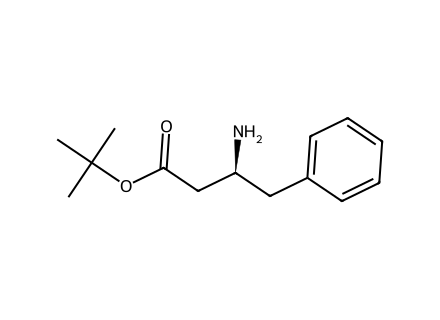 tert-Butyl (3S)-3-amino-4-phenylbutanoate molecular structure