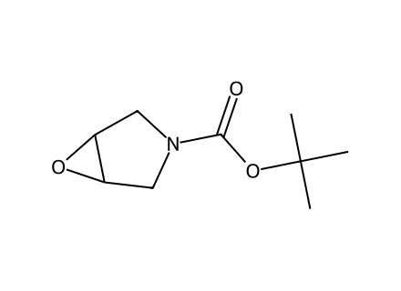 tert-Butyl 6-oxa-3-azabicyclo[3.1.0]hexane-3-carboxylate molecular structure