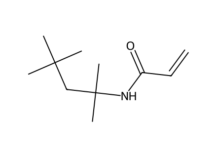 tert-Octyl Acrylamide molecular structure