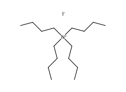 Tetrabutylammonium Iodide molecular structure