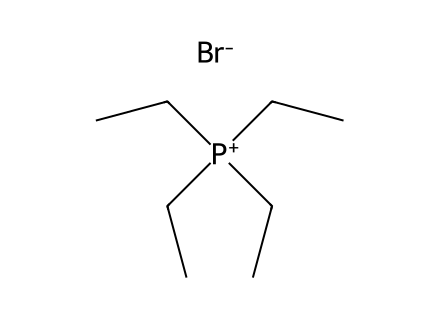 Tetraethylphosphonium Bromide molecular structure