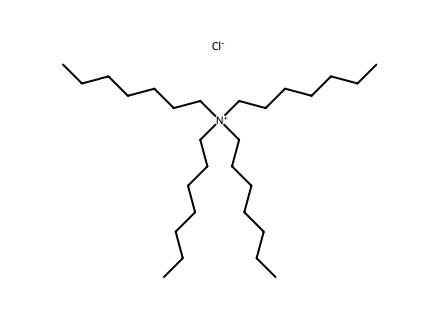Tetraheptylammonium Chloride molecular structure