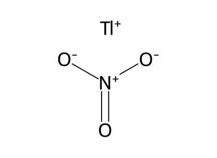 Thallium(I) Nitrate structural formula