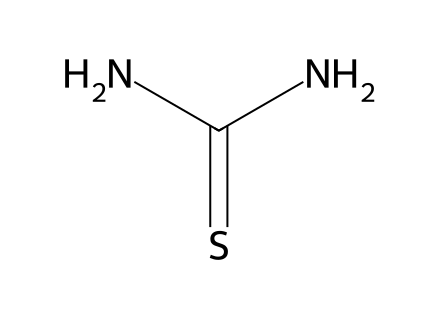 Thiourea molecular structure