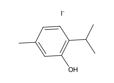 Thymol Iodide molecular structure