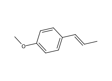 trans-Anethole molecular structure