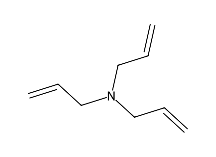 triallylamine molecular structure