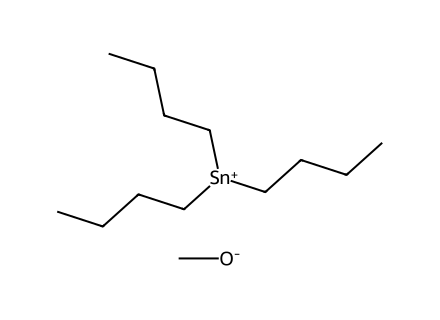 Tributyltin Methoxide structural formula