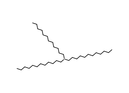 tridodecylamine molecular structure