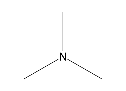 Trimethylamine molecular structure