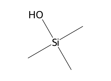 trimethylsilanol molecular structure